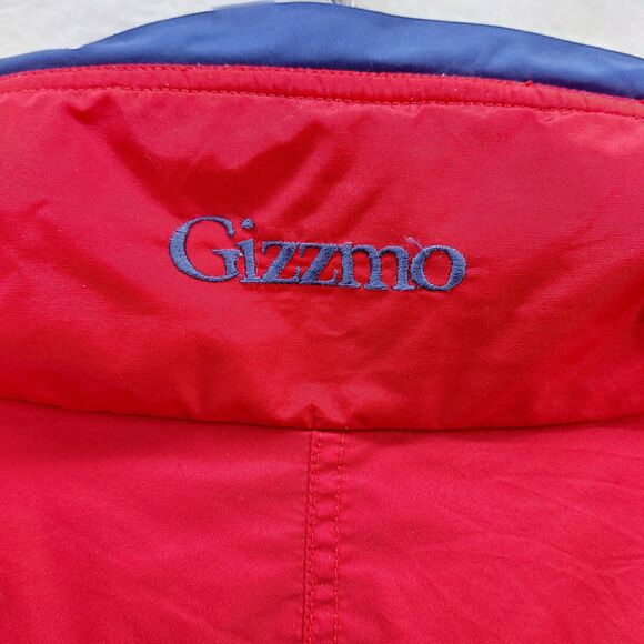 Columbia Women Gizmo Jacket Large Red Blue Colorblock 3 in 1 Winter Ski Coat VTG - Picture 15 of 16
